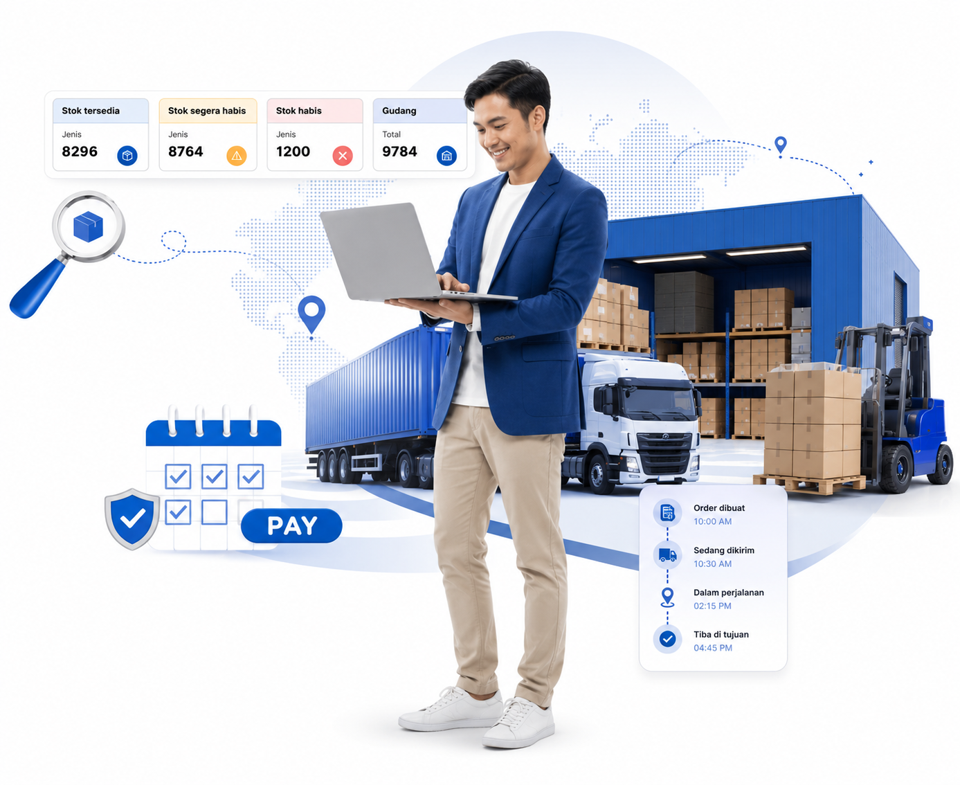 Dashboard operasional terpusat