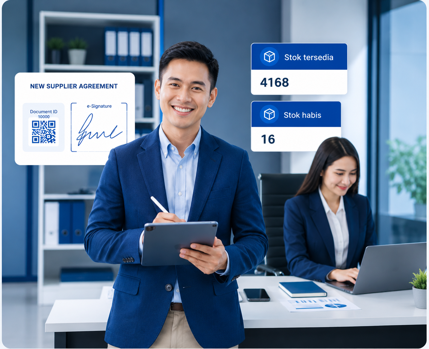 Pantau stok dan pergerakan barang secara real-time